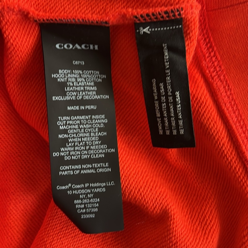 NWT  Coach X Michael B. Jordan Hoodie In Organic Cotton With Mummified Rexy.M - Picture 15 of 16